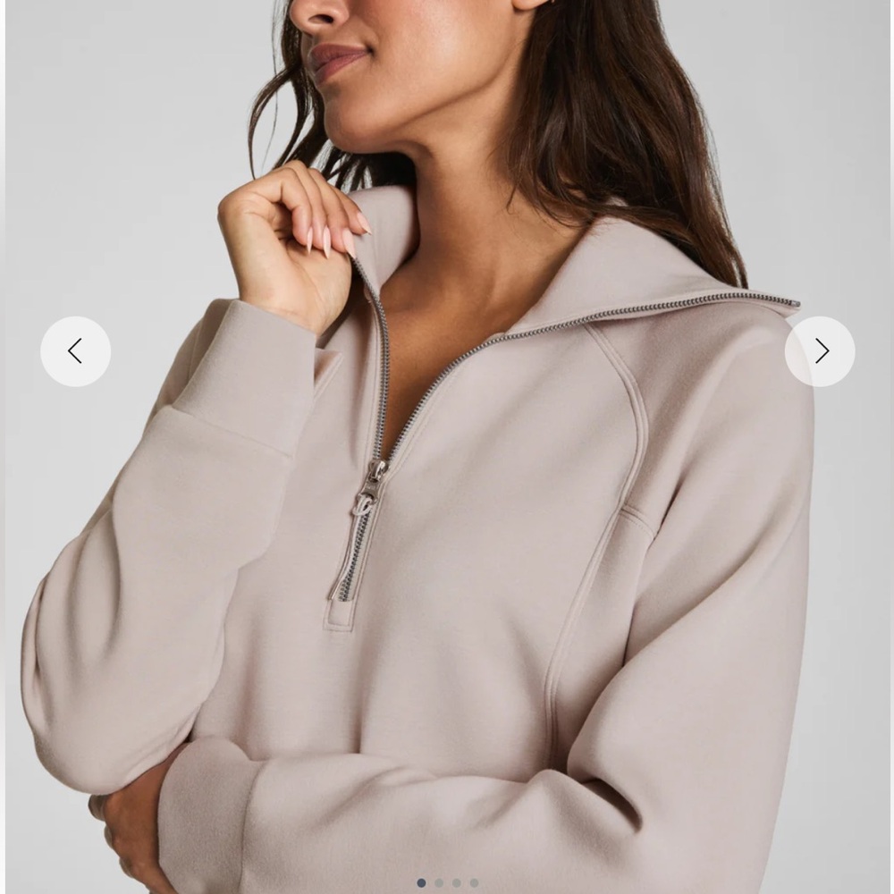 Spanx air essential half zip NTW